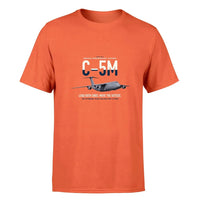 Thumbnail for C-5M Super Galaxy design on orange double-side t-shirt, single-side print