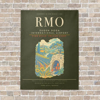 Thumbnail for Chisinau Eugen Doga International Airport RMO - Canvas Framed - Green Army