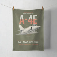 Thumbnail for A-4E Skyhawk design on green army towel