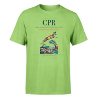 Thumbnail for Casper–Natrona County International Airport (CPR) T-Shirt single-side front print in Light Green | caspernatrona-county-international-airport-cpr-double-side-t-shirt