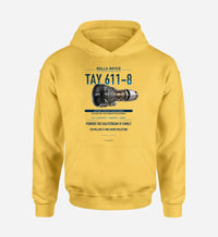 Thumbnail for TAY 611-8 design on yellow hoodie single side