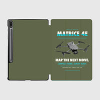 Thumbnail for DJI Matrice 4E design on green army samsung tablet tablet case