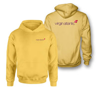 Thumbnail for Virgin Atlantic Airlines logo on yellow double side hoodie