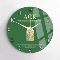 Thumbnail for Nantucket Memorial Airport ACK Wall-Clock No-Frame - Green