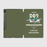 Thumbnail for Tecnam P92 Echo MkII design on green army samsung tablet tablet case