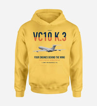 Thumbnail for Vickers VC10 K.3 design on yellow double-side hoodie, single-side print
