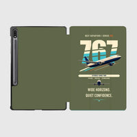 Thumbnail for Boeing 767-300ER design on green army samsung tablet tablet case
