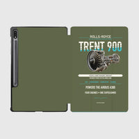 Thumbnail for TRENT 900 design on green army samsung tablet tablet case
