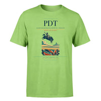 Thumbnail for Eastern Oregon Regional Airport (PDT) T-Shirt single-side front print in Light Green | eastern-oregon-regional-airport-pdt-double-side-t-shirt