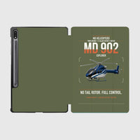 Thumbnail for MD Helicopters MD 902 Explorer design on green army samsung tablet tablet case