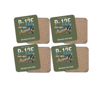 Thumbnail for Boeing P-12E design on green army 4 pieces set coaster