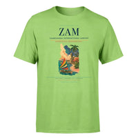 Thumbnail for Zamboanga International Airport (ZAM) T-Shirt single-side front print in Light Green | zamboanga-international-airport-zam-double-side-t-shirt