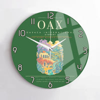 Thumbnail for Oaxaca International Airport OAX Wall-Clock No-Frame - Green