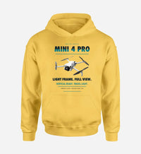Thumbnail for DJI Mini 4 Pro design on yellow hoodie single side