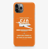 Thumbnail for Cessna Citation 560 - Citation V design on orange magsafe iphone case, for iPhone Pro Max