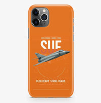 Thumbnail for Dassault Super Étendard design on orange magsafe iphone case, for iPhone Pro Max