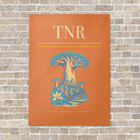 Thumbnail for Ivato International Airport TNR — Antananarivo vertical canvas print - no frame - orange background