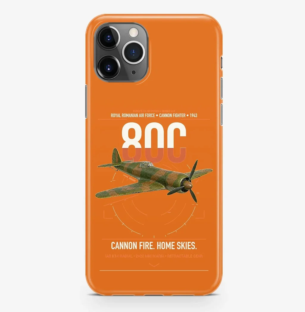 IAR 80C design on orange magsafe iphone case, for iPhone Pro Max