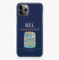 Thumbnail for Belem Airport (BEL) design on navy blue iPhone 16 Pro MagSafe case