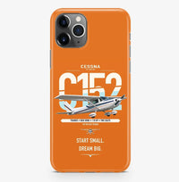 Thumbnail for Cessna 152 design on orange magsafe iphone case, for iPhone Pro Max