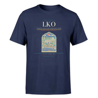 Thumbnail for Lucknow Airport (LKO) Premium T-Shirt Navy Blue