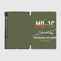 Thumbnail for MQ-1C Gray Eagle ER design on green army samsung tablet tablet case
