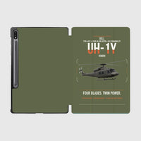 Thumbnail for Bell UH-1Y Venom design on green army samsung tablet tablet case