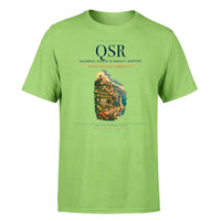 Thumbnail for Salerno Costa d'Amalfi Airport (QSR) T-Shirt single-side front print in Light Green | salerno-costa-damalfi-airport-qsr-double-side-t-shirt
