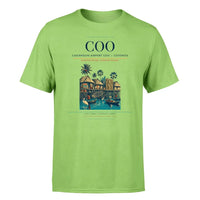 Thumbnail for Cadjehoun Airport (COO) T-Shirt single-side front print in Light Green | cadjehoun-airport-coo-double-side-t-shirt