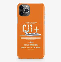 Thumbnail for Cessna Citation CJ1+ design on orange magsafe iphone case, for iPhone Pro Max
