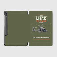 Thumbnail for Airbus H155 EC155 B1 design on green army samsung tablet tablet case