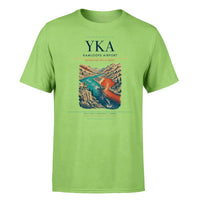 Thumbnail for Kamloops Airport (YKA) T-Shirt single-side front print in Light Green | kamloops-airport-yka-double-side-t-shirt