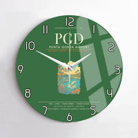 Thumbnail for Punta Gorda Airport PGD Wall-Clock No-Frame - Green