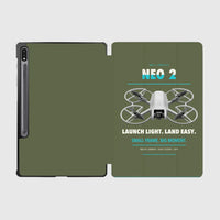 Thumbnail for DJI Neo 2 design on green army samsung tablet tablet case