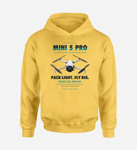 Thumbnail for DJI Mini 5 Pro design on yellow hoodie single side