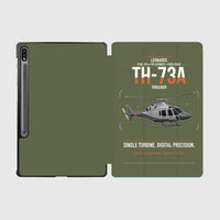 Thumbnail for Leonardo TH-73A Thrasher design on green army samsung tablet tablet case