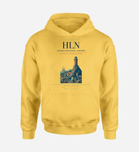 Thumbnail for Helena Regional Airport (HLN) design on yellow hoodie single-side print