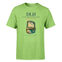 Thumbnail for Duluth International Airport (DLH) T-Shirt single-side front print in Light Green | duluth-international-airport-dlh-double-side-t-shirt