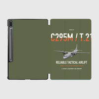 Thumbnail for Airbus C295M T.21 design on green army samsung tablet tablet case
