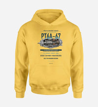 Thumbnail for PT6A-67 design on yellow hoodie single side