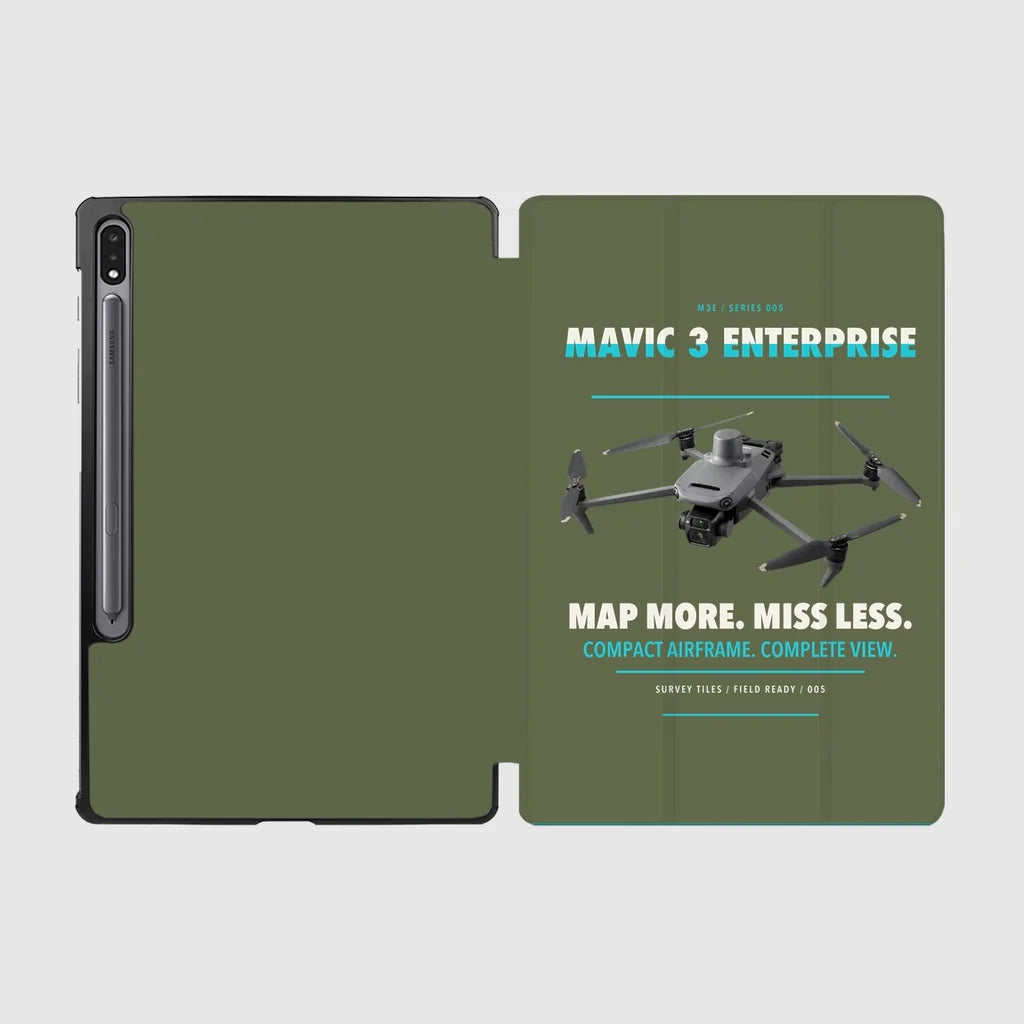 DJI Mavic 3 Enterprise design on green army samsung tablet tablet case