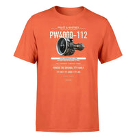 Thumbnail for PW4000-112 design on orange single side