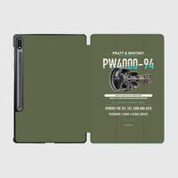 Thumbnail for PW4000-94 design on green army samsung tablet tablet case