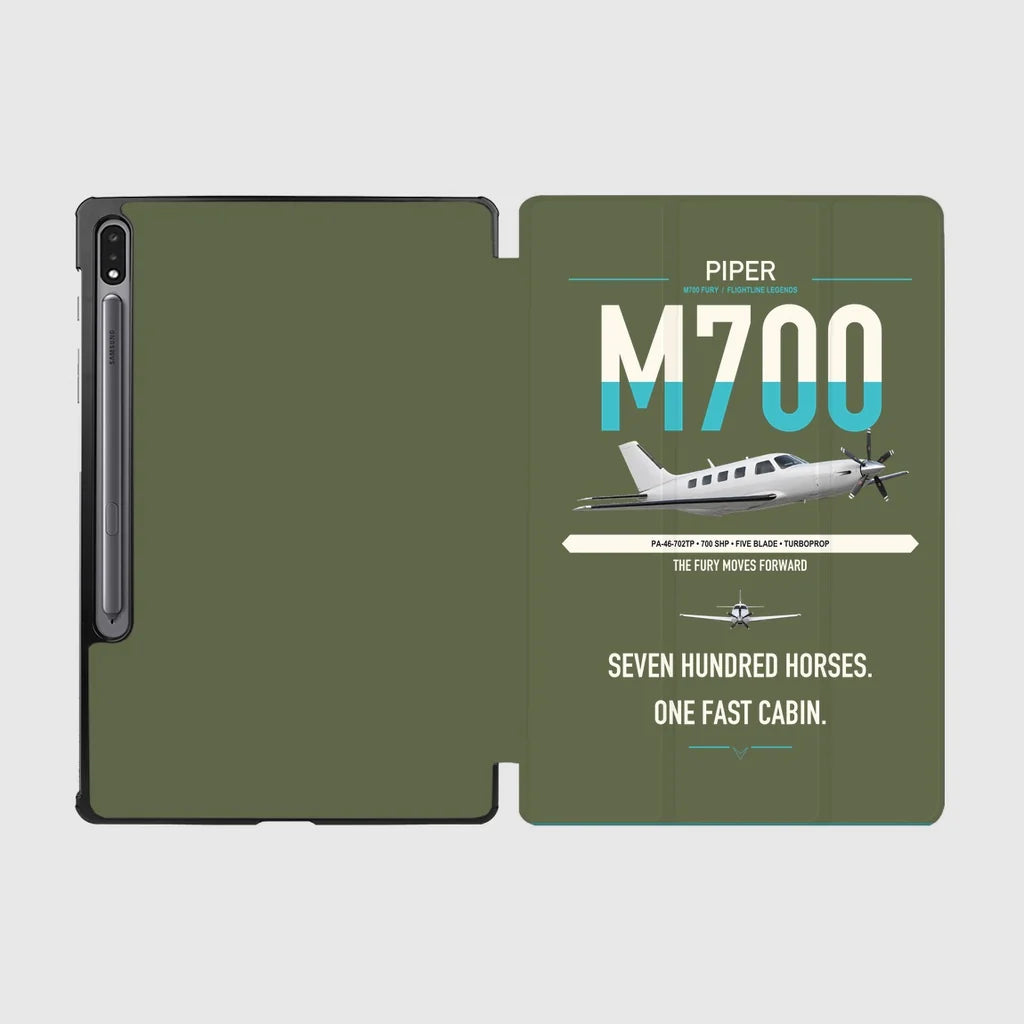 Piper M700 Fury design on green army samsung tablet tablet case