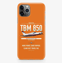 Thumbnail for Socata TBM 850 design on orange magsafe iphone case, for iPhone Pro Max