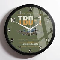 Thumbnail for TBD-1 Devastator design on green army framed wall clock