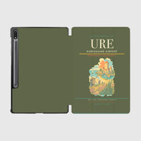 Thumbnail for Kuressaare Airport (URE) design on green army samsung tablet tablet case