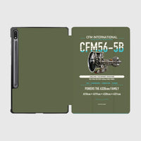 Thumbnail for CFM56-5B design on green army samsung tablet tablet case