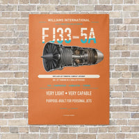 Thumbnail for FJ33-5A vertical canvas print - no frame - orange background