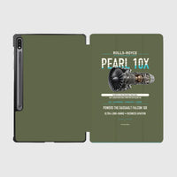 Thumbnail for PEARL 10X design on green army samsung tablet tablet case